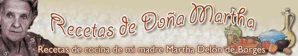Recetas de Doña Martha